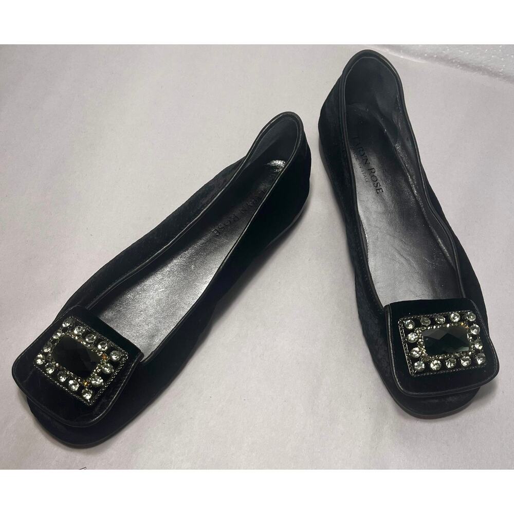 Taryn Rose Brice Velvet Python Flats Women's sz. 36.5 or 6.5 US - Picture 4 of 7